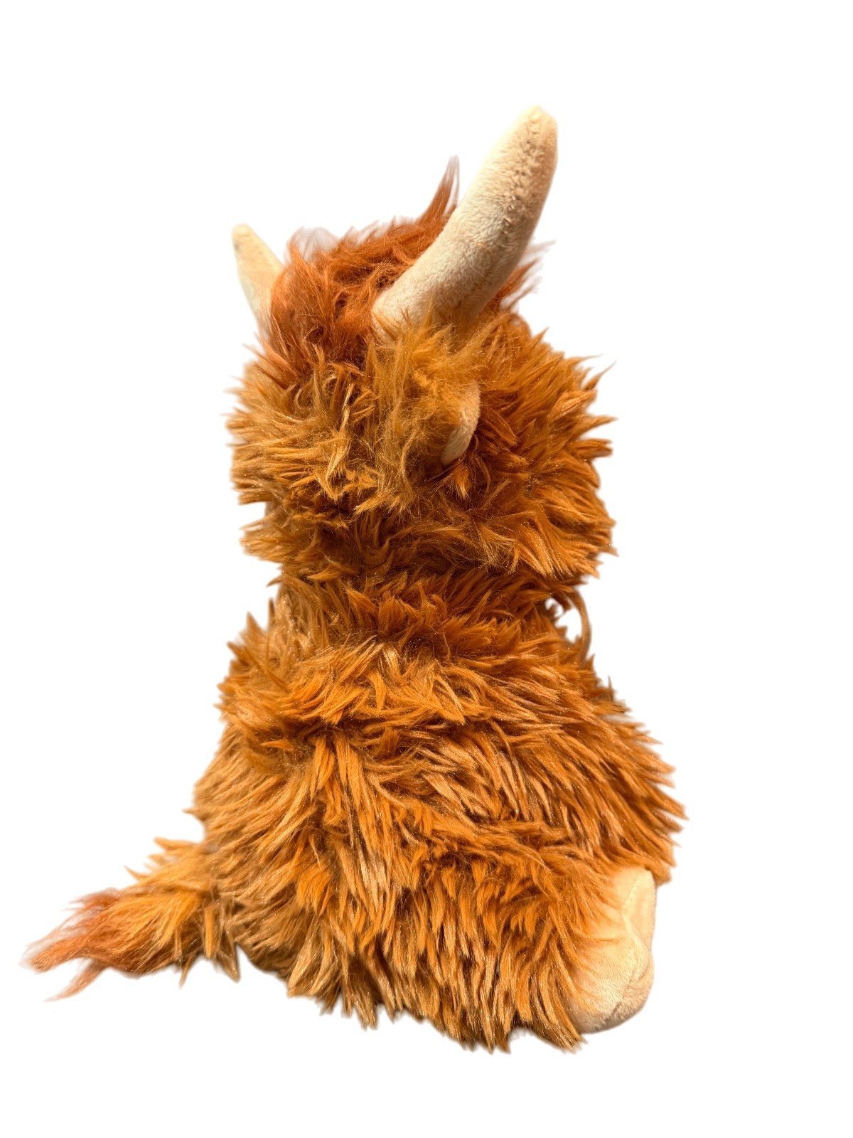 Highland Cow Plush Toy Stuffed Animal Scottish Cattle Fluffy Farm Decor Kids Gif