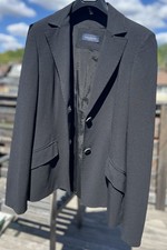 Piazza Sempione Blazer Women Sz 42 / US 6 Wool Lycra Made Italy Hand Stitches