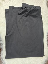 Cider Pants Women's Black Pull On Stretch Waist Wide Leg Size L, Casual Chill