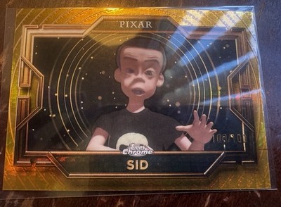  PIXAR GOLD 2025 SID 100/100 GILDED PRISM ETCH-last print  