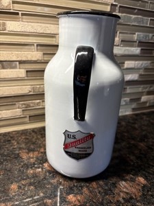 Vintage U.S. Military Quality Enamel Ware Male Urinal