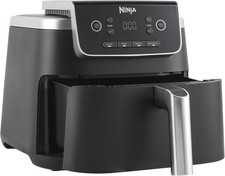 Ninja AF140UK Air Fryer PRO 4.7L Single Drawer 4 in 1 Black Digital Cooker