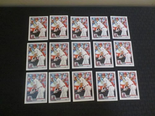 Lot of 15 Shohei Ohtani 2020 Bowman #26 cards Angels
