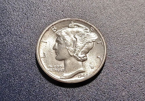 Gem BU 1944-D Mercury Dime