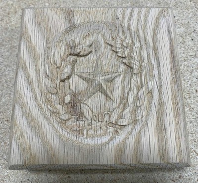 Texas Seal Trim Wood, Corner Trim Block, Door Trim Block, Window Trim Decor