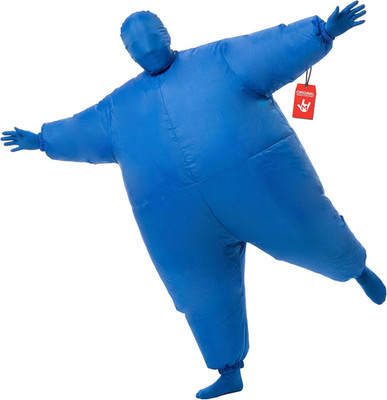 Morph Blue Inflatable Costume, Blue Blow up Costume, Inflatable Suit, Blow up Co