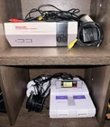 VINTAGE SNES AND NES CONSOLE WITH GAMES