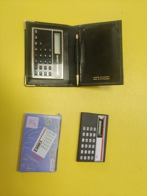 Mini Taschenrechner Konvolut IBM, Electronic Mini Calculator 842