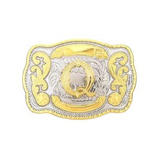 Fashion Cowboy Belt Buckles for Men Initial Letters A to Z Western Belt Buckl...