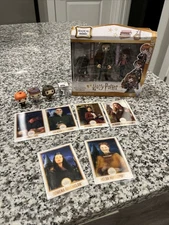 Harry Potter Bundle Of Items- Magical Minis Set, Bitty Pops, Chocolate Frog Card