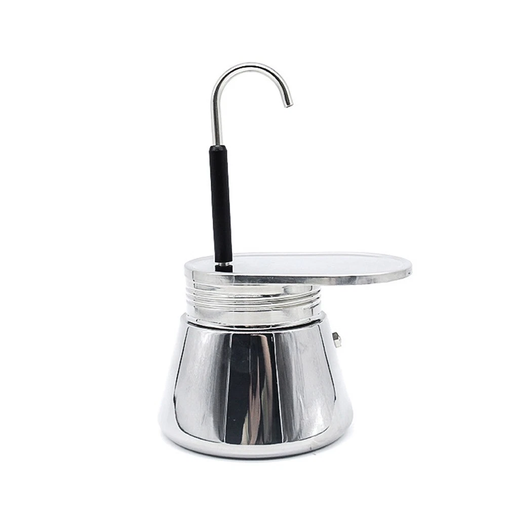 50ml Moka Pot Stainless Steel Coffee Machine Espresso Hand Pour Coffee Tools