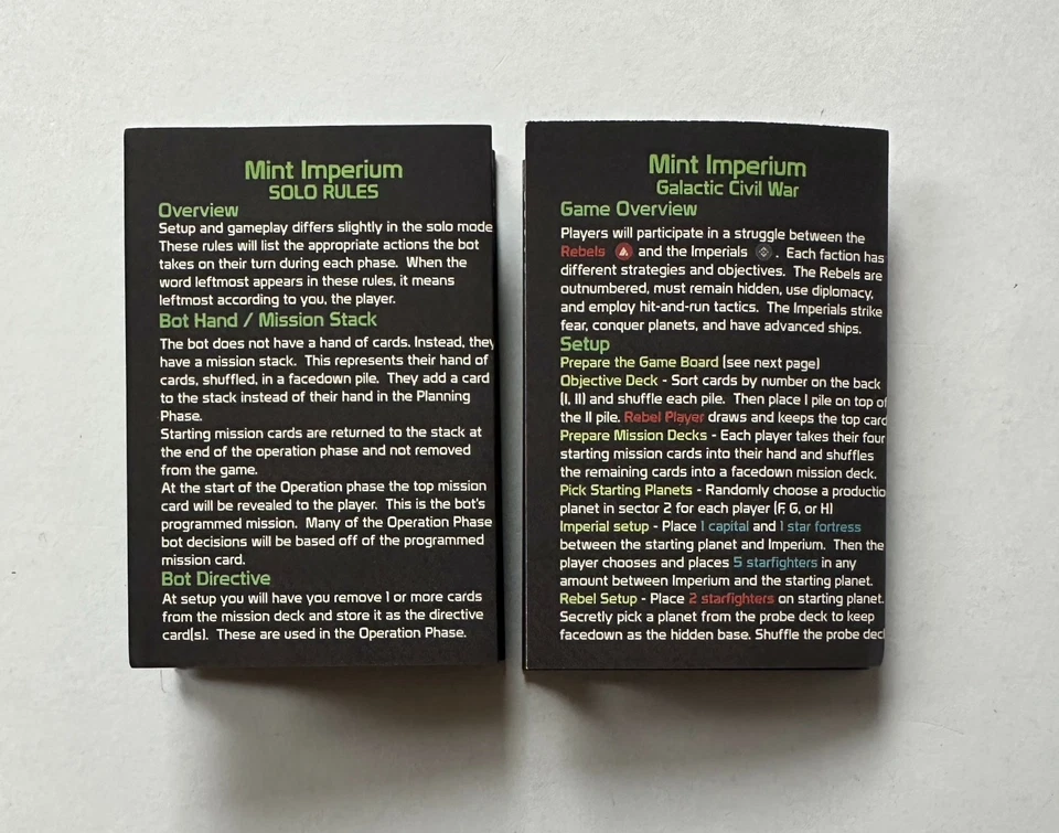 MINT IMPERIUM Solo + Galactic Civil War | 2023 Mintbox Games - Image 4 of 4