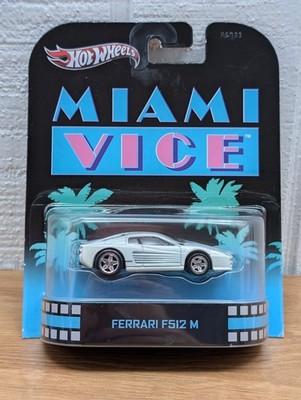 Hot Wheels ~ Retro Entertainment ~ Miami Vice - Ferrari F512M | eBay