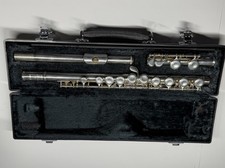 Yamaha 221 Flute Made in Japan Silver Plated Student Case