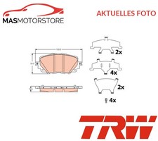 SATZ BREMSBELÄGE BREMSKLÖTZE HINTEN TRW GDB2285 A FÜR MAZDA MX-5 IV,MX-5 RF