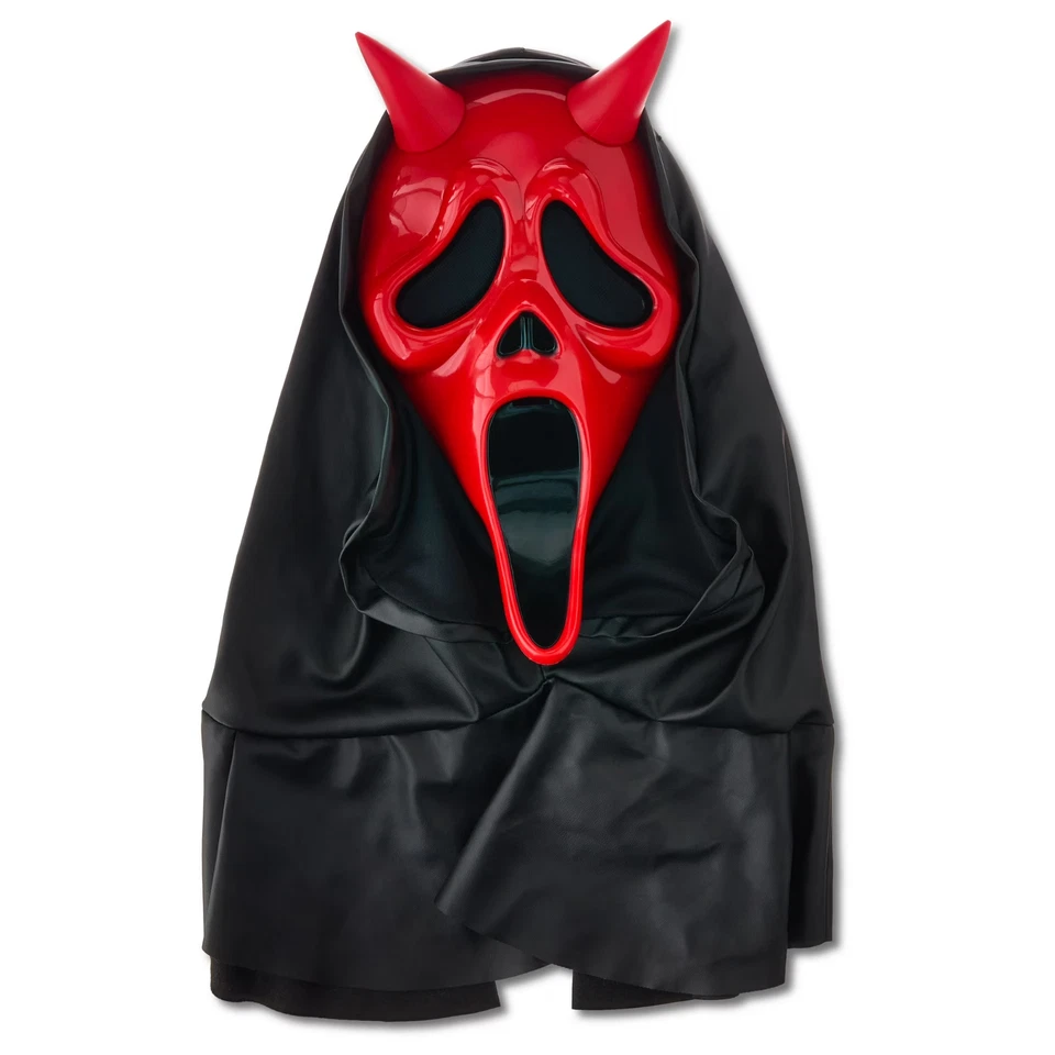 Adult 25th Anniversary Ghost Face SCREAM Tagged Fun World Costume Mask NWT - Image 2 of 4