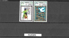FIJI 1986 INTERNATIONAL YEAR of PEACE SG 737/8 MNH FIJI#3