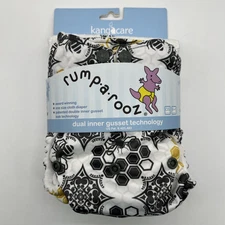 Rumparooz  One Size Reusable Cloth Diaper Cover with Insert - Save The Bees