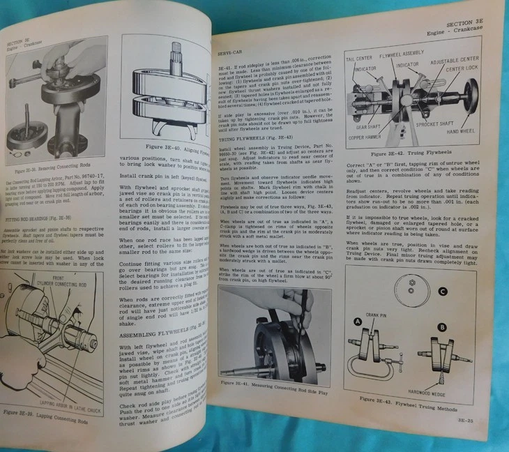 HARLEY DAVIDSON MOTOCICLETA SERVI-CAR TIENDA LIBRO MANUAL DE SERVICIO 1959-1969 G GE OEM Foto 3 de 4