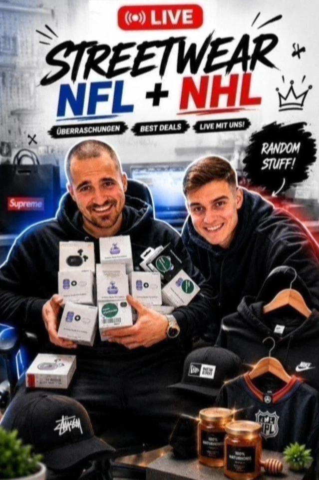 NFL / NHL / NBA JERSEYS + MERCH 🔥🔥alles ab 1 EUR - NEUWARE ONLY
