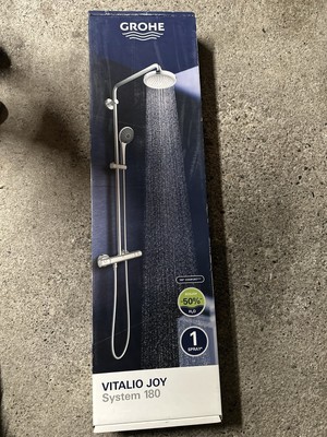 Grohe Vitalio Joy System 180 Duschsystem Chrom mit Thermostat Neu !