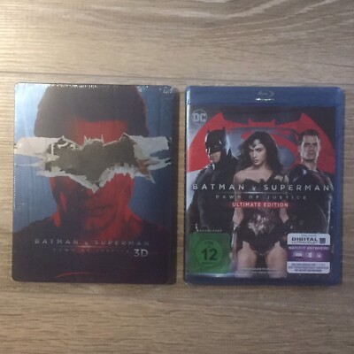 Batman vs Superman Steelbook Filmarena plus Amaray der Ultimate Edition Neu&OVP