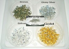 Silver/Gold/Bronze Plated Connectors Bails Open Metal Jump Rings Jewelry Supply
