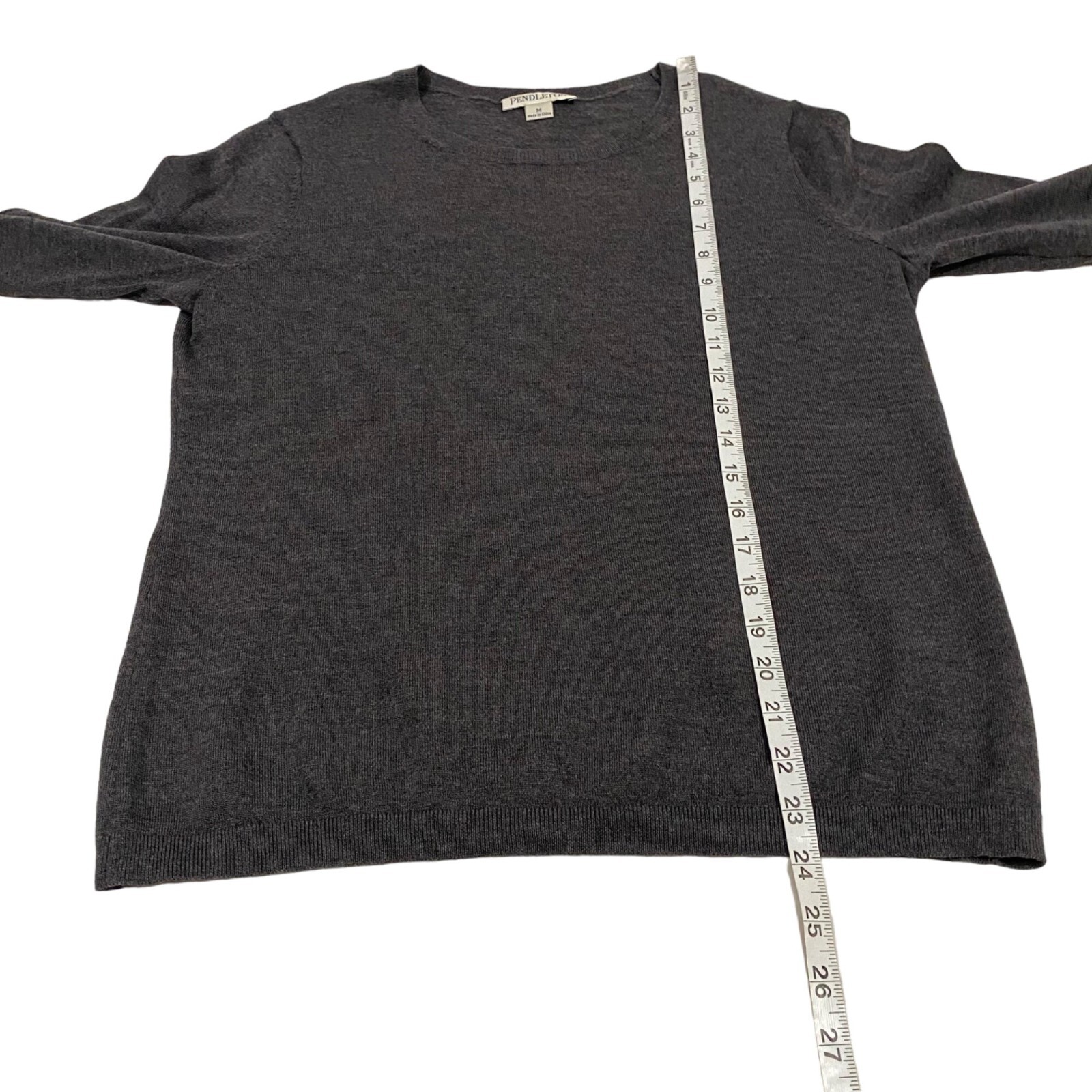 Pendleton 100% Merino Wool Crew Neck Pullover Swe… - image 6