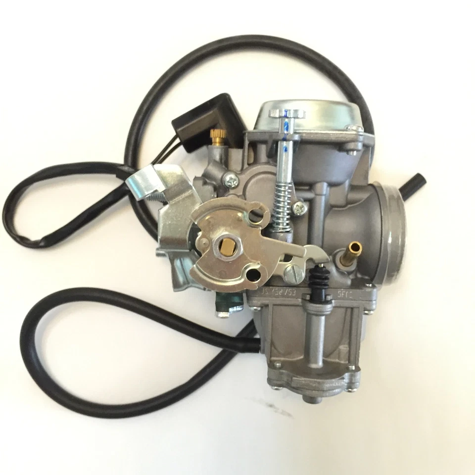 Carburetor with Electric Choke Assy. Fit Jianshe 250ATV-5 Mountain Lion 250ATV Foto 2 de 4