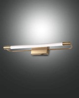 Fabas Luce Led AußEn-Wandleuchte Rapallo 50X80Mm 10W Warmweiß IP44 Messing