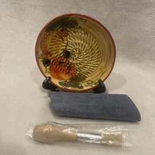 Handmade Ceramic Garlic/Ginger Grater Set Made In Spain