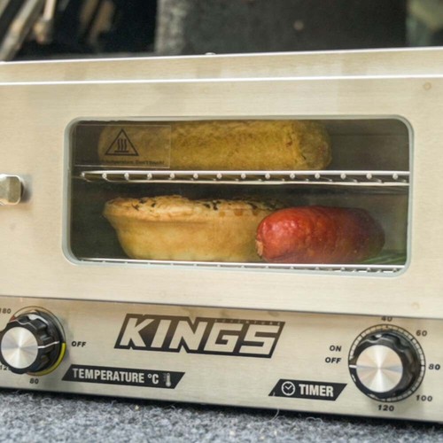 Kings 12v Travel Oven Pie warmer + Clear Top Canvas Bag - Picture 9 of 12