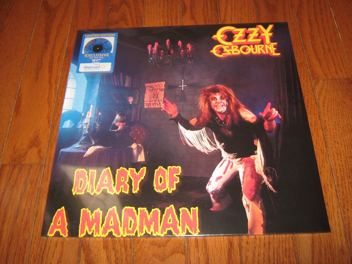 OZZY OSBOURNE-Diary Of A Madman LP SEALED! Walmart Exclusive Blue 