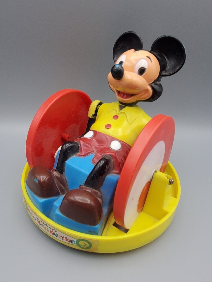 1960s WaltDisney's Mickey Mouse Krazy Kar Battery Vintage Toy | eBay