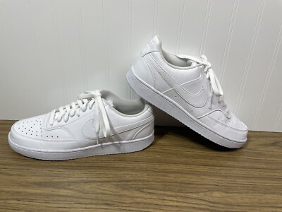 Nike Mens Court Vision Low DH2987-100 White Shoes Sneakers Size 10.5 Worn 1x | eBay UK