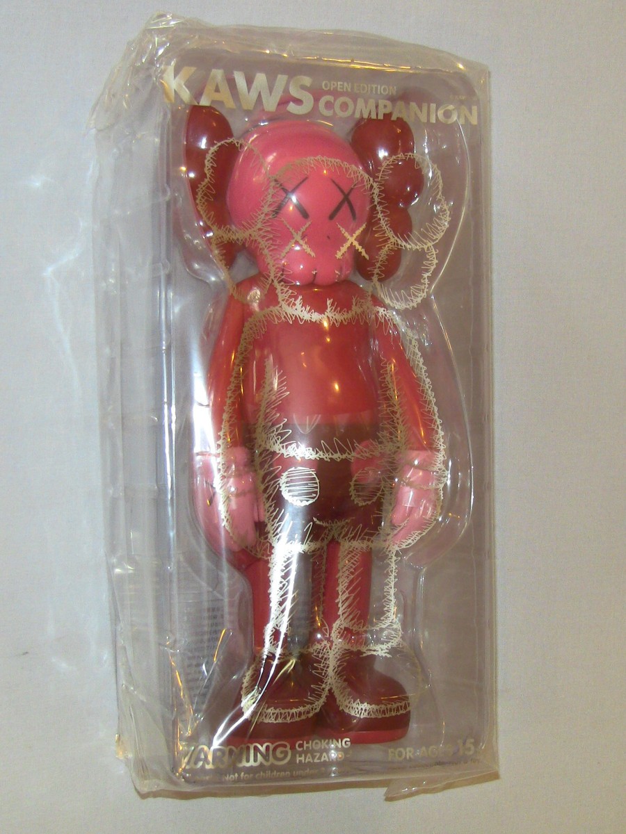 KAWS Companion RED Blush and Flayed Vinyl Figures Set of 2 NEW | eBay