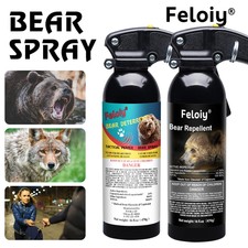 2 Pack Feloiy Bear Deterrent Spray Self Defense 16 Oz