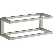 Kohler Draft 12" Dual Purpose Towel Rack and Shelf Frame, Vibrant Brushed Nickel