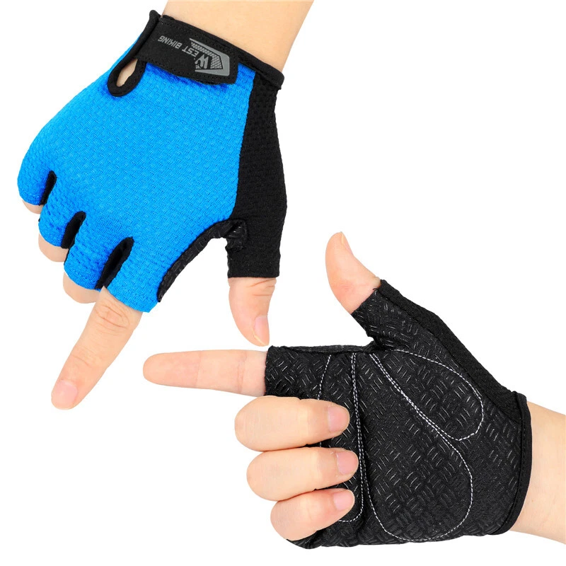 WEST BIKING Cycling Non-slip Half Finger Gloves Sport Bicycle Shockproof Glove