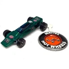 Hot Wheels Redline Lotus Turbine 1969 Aqua Made In Hong Kong W/Button