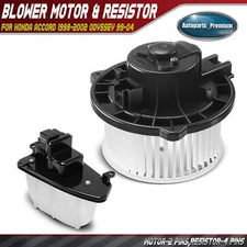 Front HVAC Blower Motor & Resistor Kit for Honda Accord 1998-2002 Odyssey 99-04