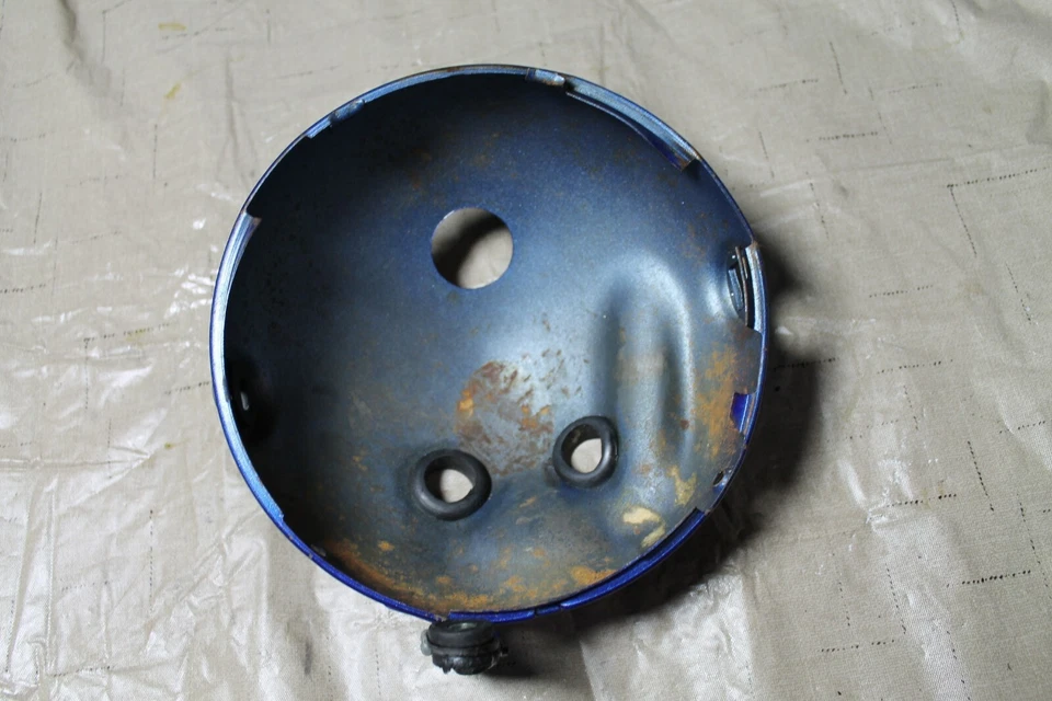 Yamaha TX500 A 1974 carrocería de faros cubo azul pájaro 371-84330-61-F8 Foto 3 de 4