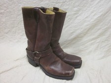 Dan Dino Neo-Cork Oil Resistant Brown Leather Boots Men's Size 8 Made in USA