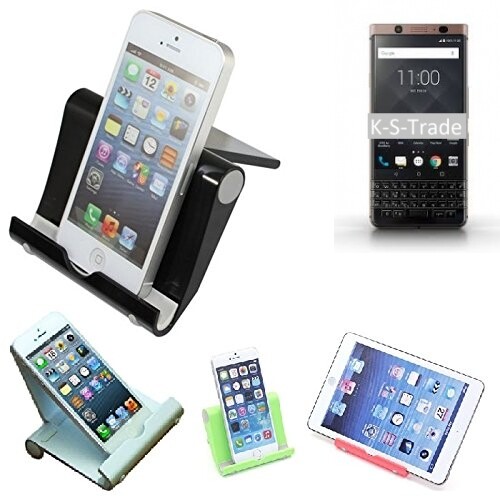 Coque Rigide Fine Avec Béquille Pour BlackBerry KEYone – Nakedcellphone – Noir – Design Nervuré