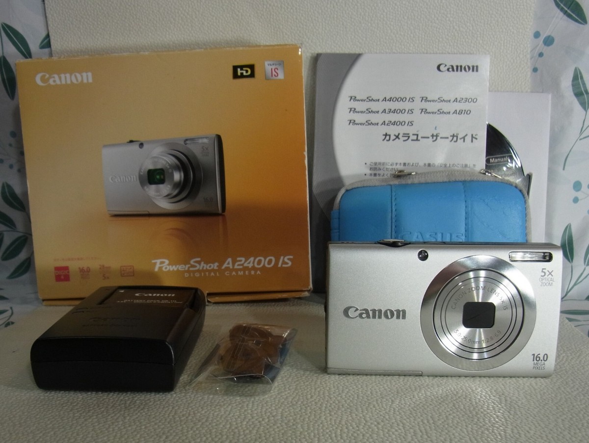 Canon PowerShot A2400IS,silver,5x,2.7in,f/2.8,16MP Excellent from