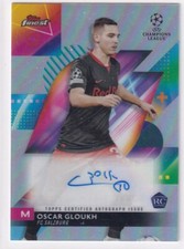 Topps Finest Champions League 2024 No A-OG Oscat Gloukh Rookie Auto Refractor