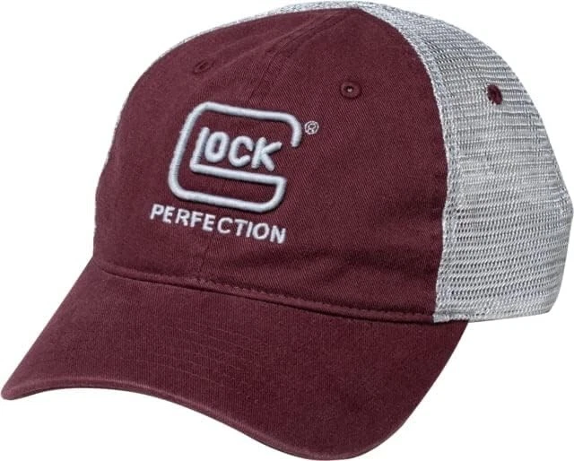 Genuine Glock Mesh Snapback Hat Maroon 127055 - AP95881 - Fast Free Ship! - Image 2 of 2