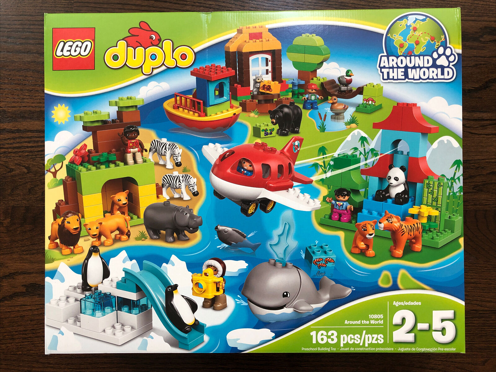 Lego Duplo 10805 The World Animal Panda Duck Lion Tiger Whale Zebra 673419250573 | eBay