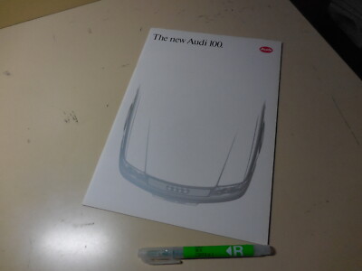 AUDI 100 Japanese Brochure E-4AAAR E-4AAAH 44pp