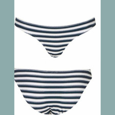 NWT Topshop Textured Stripe Bikini Bottom ONLY SZ 6 US/ 10 UK 1185